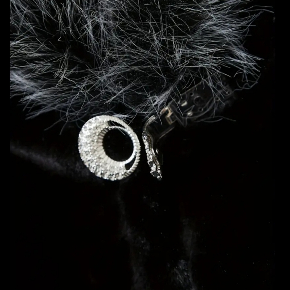 COPY - Women Casual Faux Mink Fur Coat With Fox Fur Collar Knitted Polyester Fa… - Picture 5 of 7